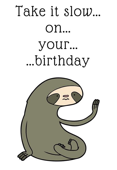 Birthday Card Funny Printable