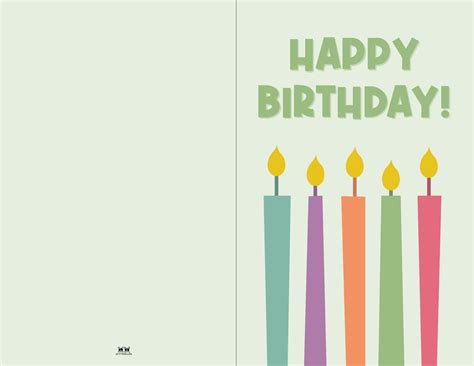 Birthday Card Printables