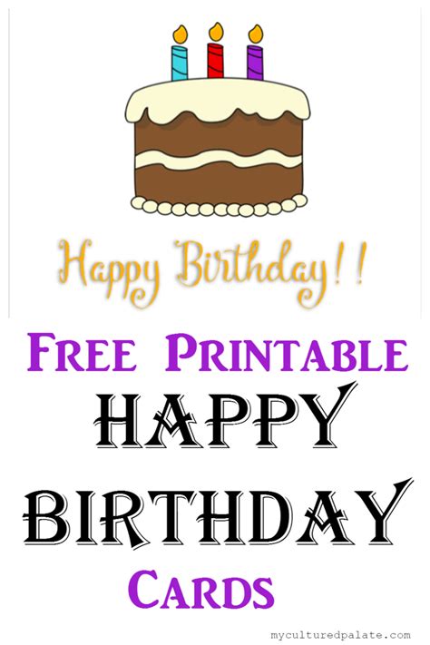Birthday Cards Online Free Printable