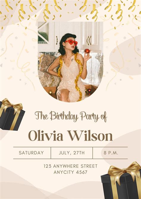 Birthday Invitations Templates For Adults Free