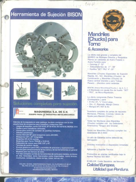 Bison Chucks Catalogue