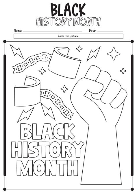 Black History Month Printable Activities