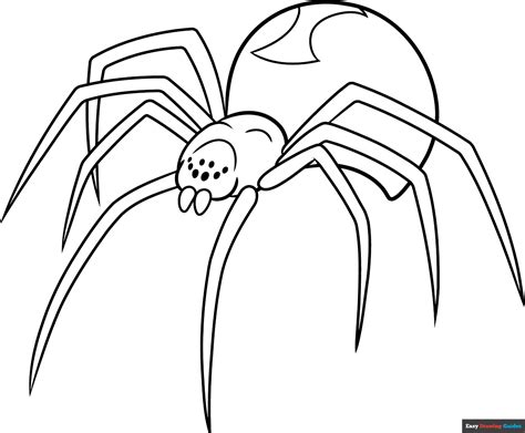 Black Widow Spider Printable