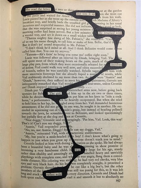 Blackout Poetry Template