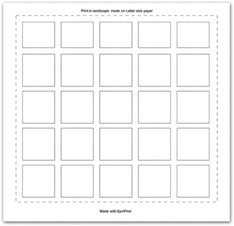 Blank Boxes Template