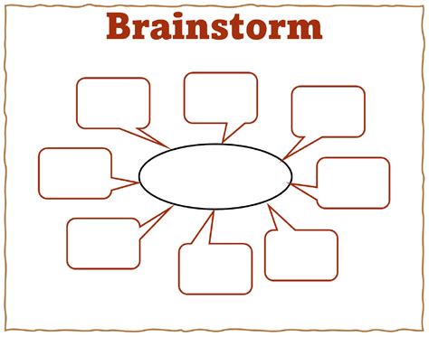 Blank Brainstorming Template
