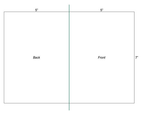 Blank Card Template Word