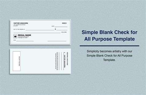 Blank Check Template Galaxy