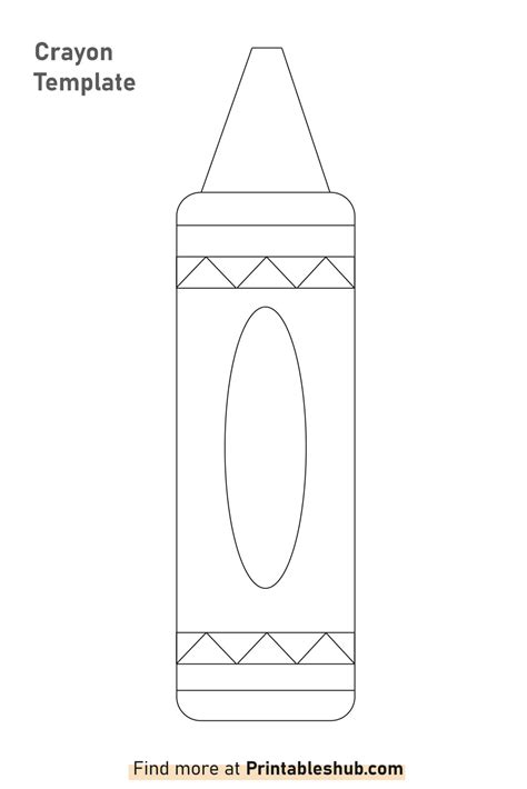 Blank Crayon Template