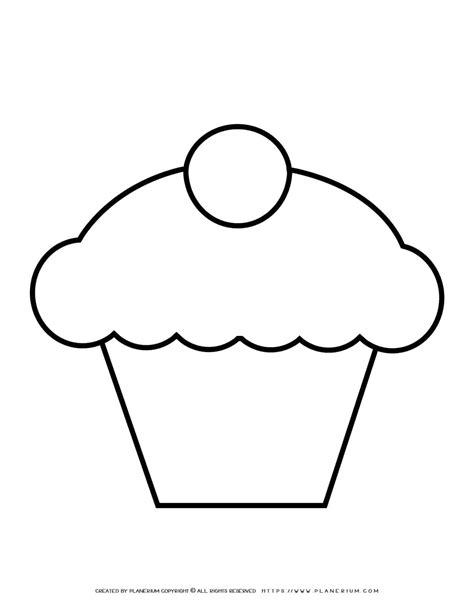 Blank Cupcake Template