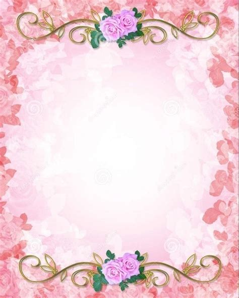 Blank Invitation Card Template