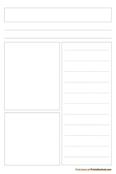 Blank Newspaper Template