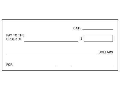 Blank Printable Checks