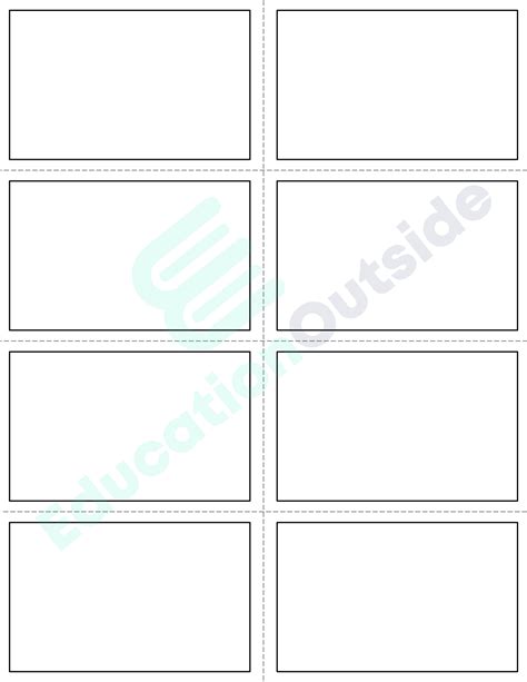 Blank Printable Flash Cards