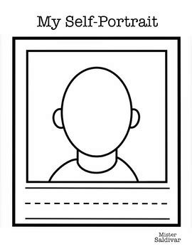 Blank Self Portrait Template
