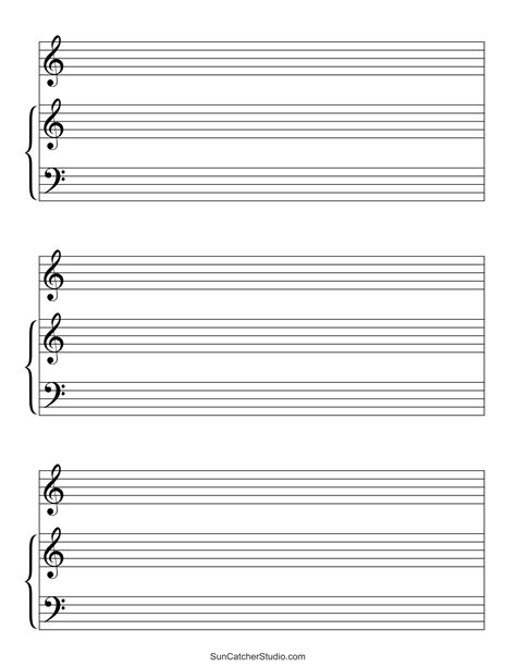 Blank Sheet Music Template
