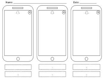 Blank Snapchat Story Template