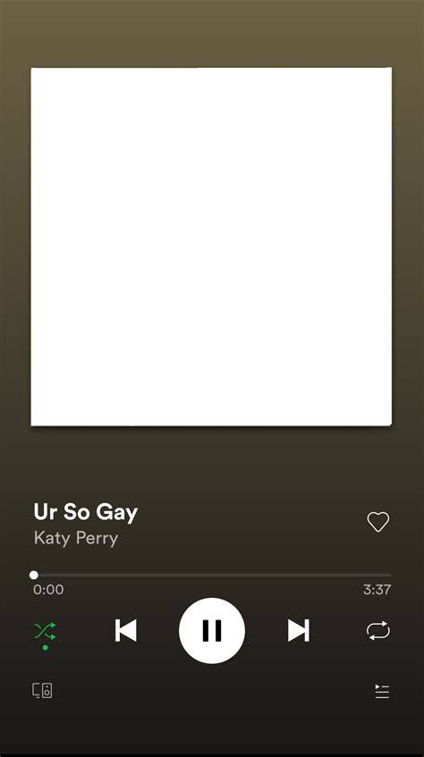 Blank Spotify Template