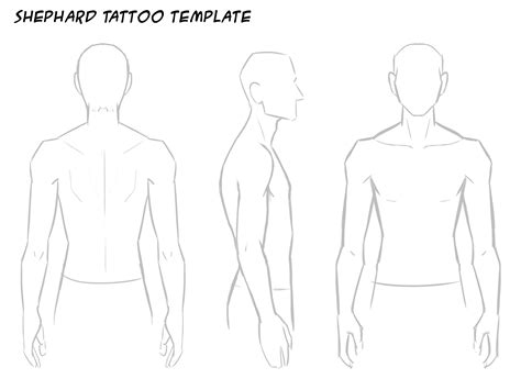 Blank Tattoo Body Template