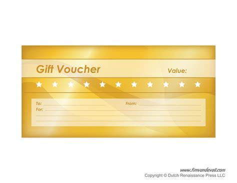 Blank Voucher Template