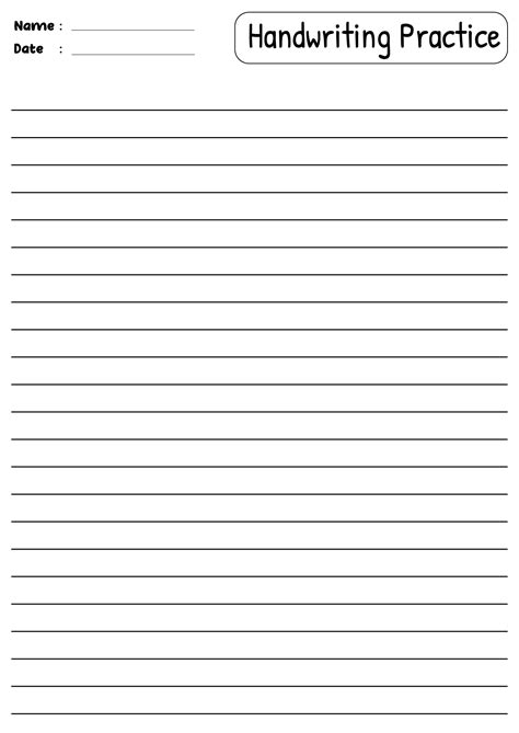Blank Writing Template