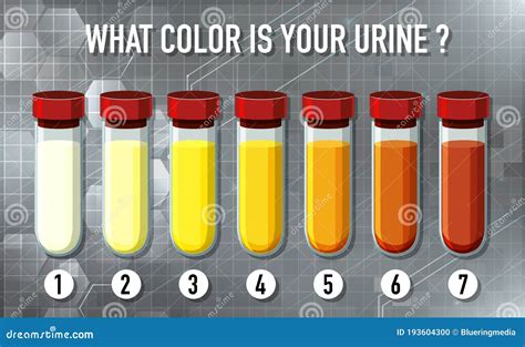 Blood In Urine Color Chart