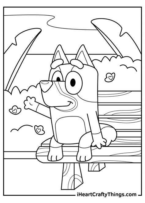Bluey Printable Colouring Pages