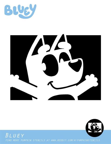 Bluey Stencil Printable