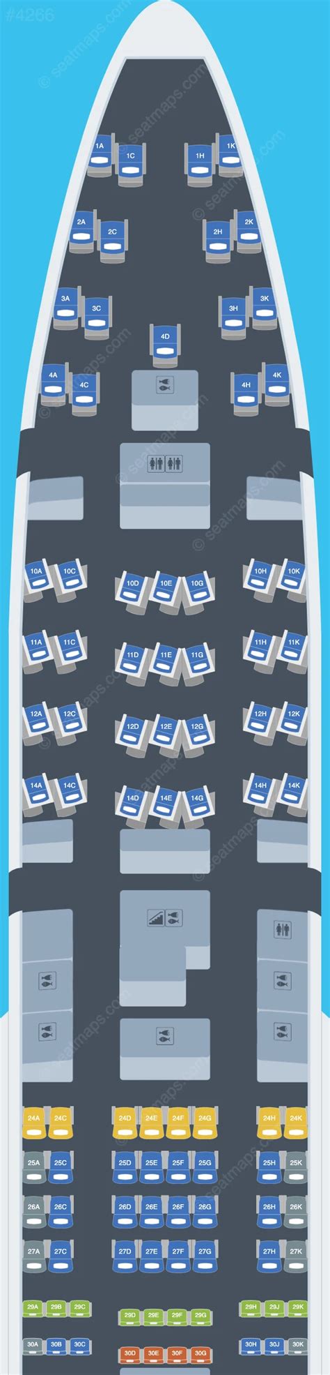 Boeing 747 8 Seating Chart