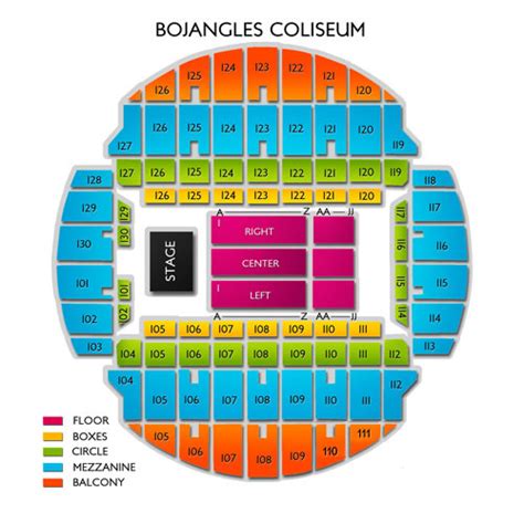Bojangles Coliseum Charlotte Nc Seating Chart