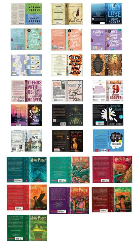 Book Cover Printables