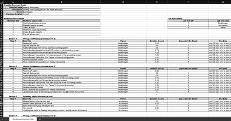 Bookkeeping Pricing Template