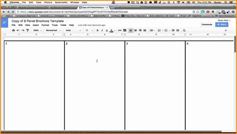 Booklet Template Google Docs