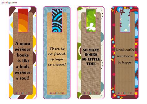 Bookmarks Printable Free
