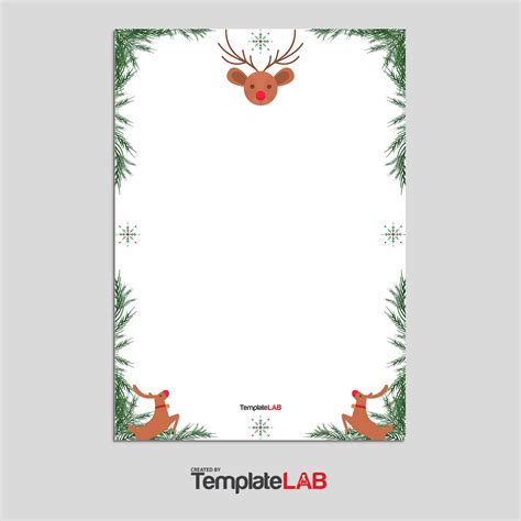 Border Editable Free Christmas Templates For Word