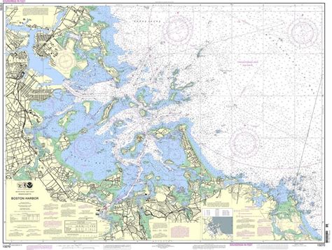 Boston Harbor Nautical Chart