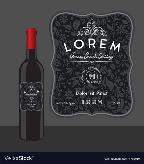 Bottle Label Template