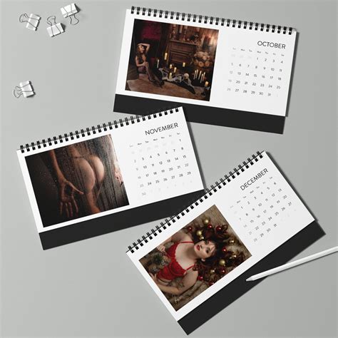 Boudoir Calendar Template