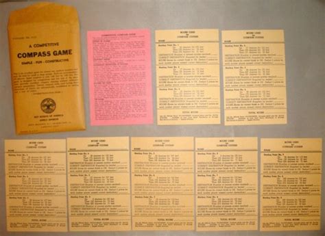Boy Scouts Compass Guide Book Catalog Numer 1133