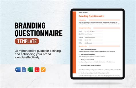 Branding Questionnaire Template