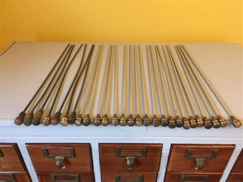 Brass Rods For Library Card Catalog