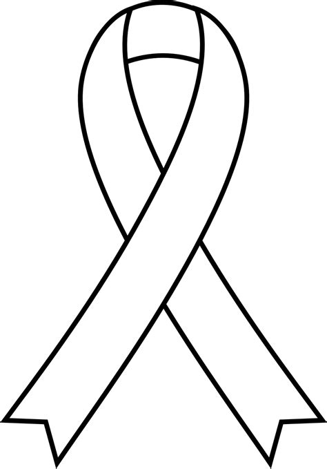 Breast Cancer Ribbon Template
