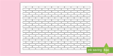 Brick Template For Wall