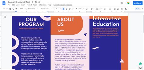 Brochure Google Templates
