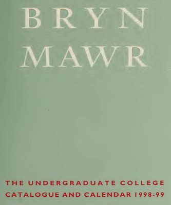 Bryn Mawr Course Catalogue Fall 2017