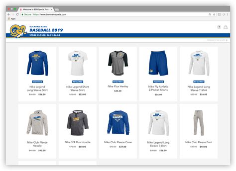 Bsn Sports Team Catalog