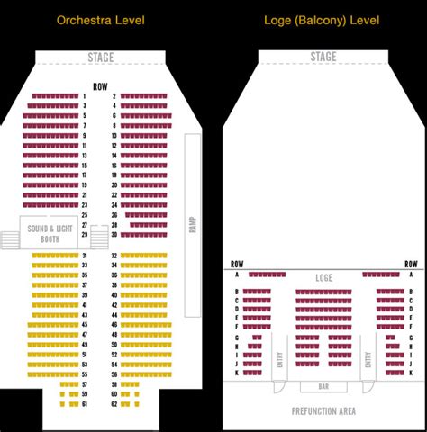 Buckhead Theatre Seating Chart