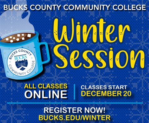 Bucks County Community College Winter Session Course Catalog