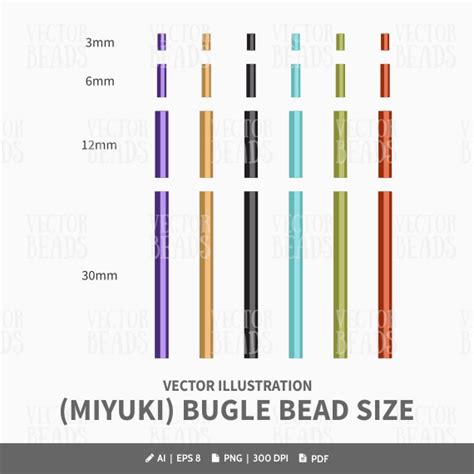 Bugle Beads Size Chart