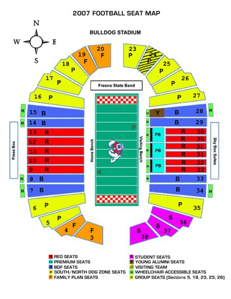 Bulldog Stadium Seating Chart